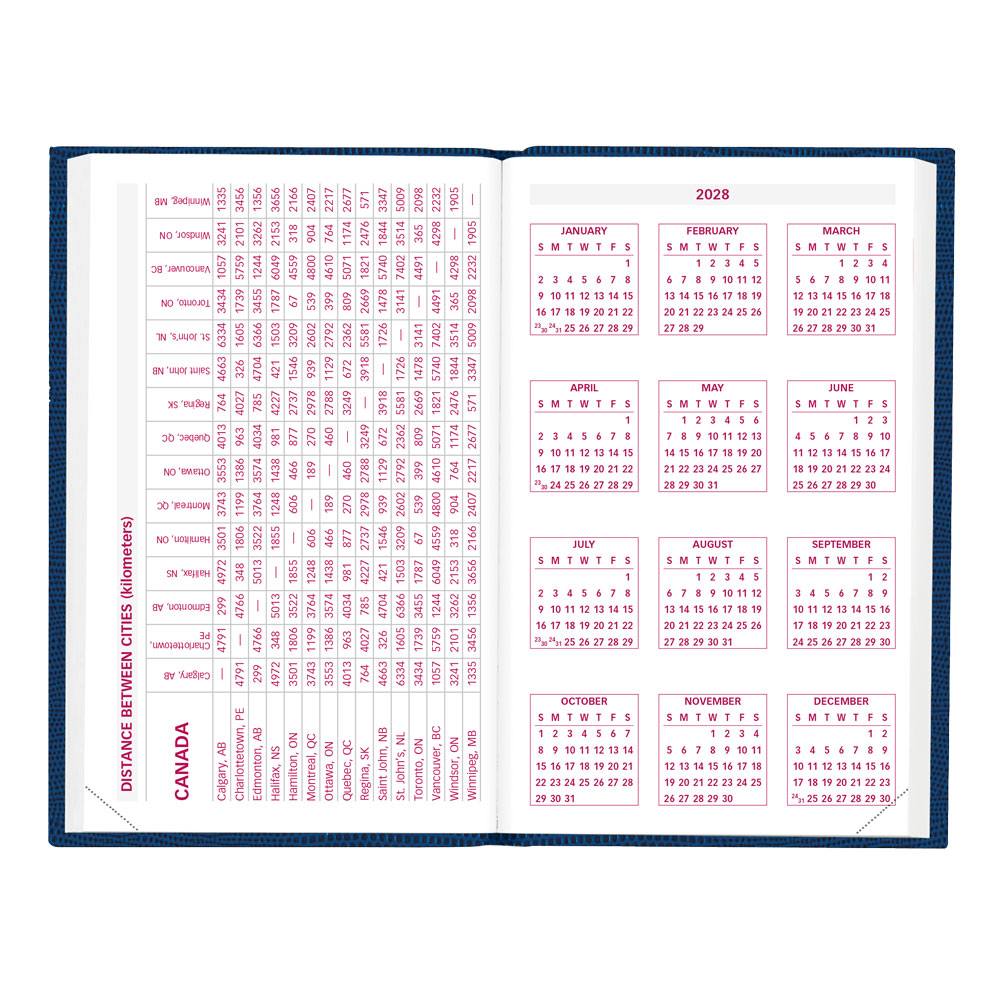 Traditional Daily Appointment Book, 2027, English, Assorted CB301.ASX-27 Brownline Canada