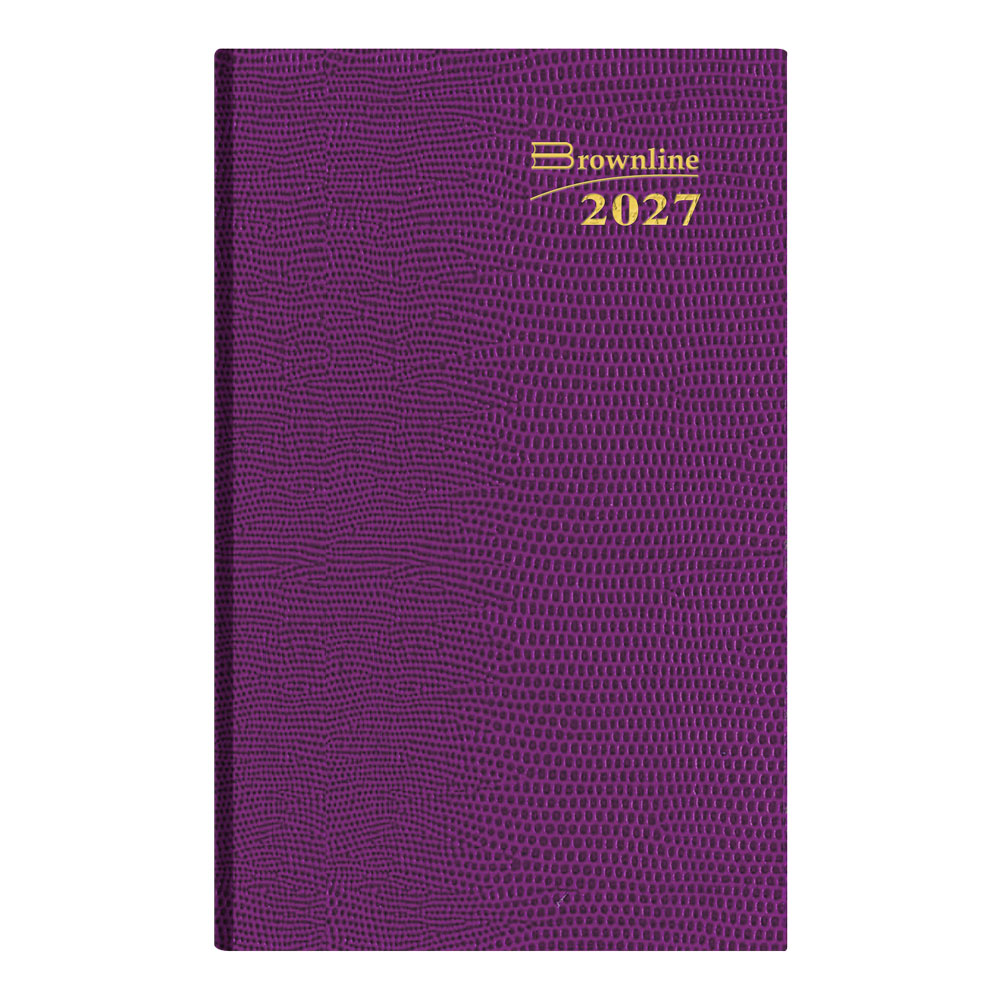 Traditional Weekly Appointment Book, 2027, English, Assorted CB303.ASX-27 Brownline Canada