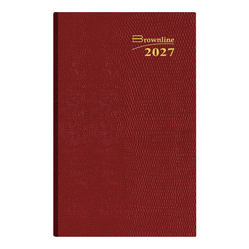 Traditional Weekly Appointment Book, 2027, English, Assorted CB303.ASX-27 Brownline Canada
