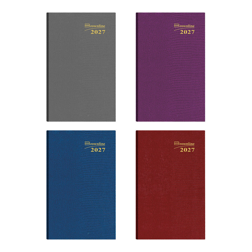 Traditional Weekly Appointment Book, 2027, English, Assorted CB303.ASX-27 Brownline Canada