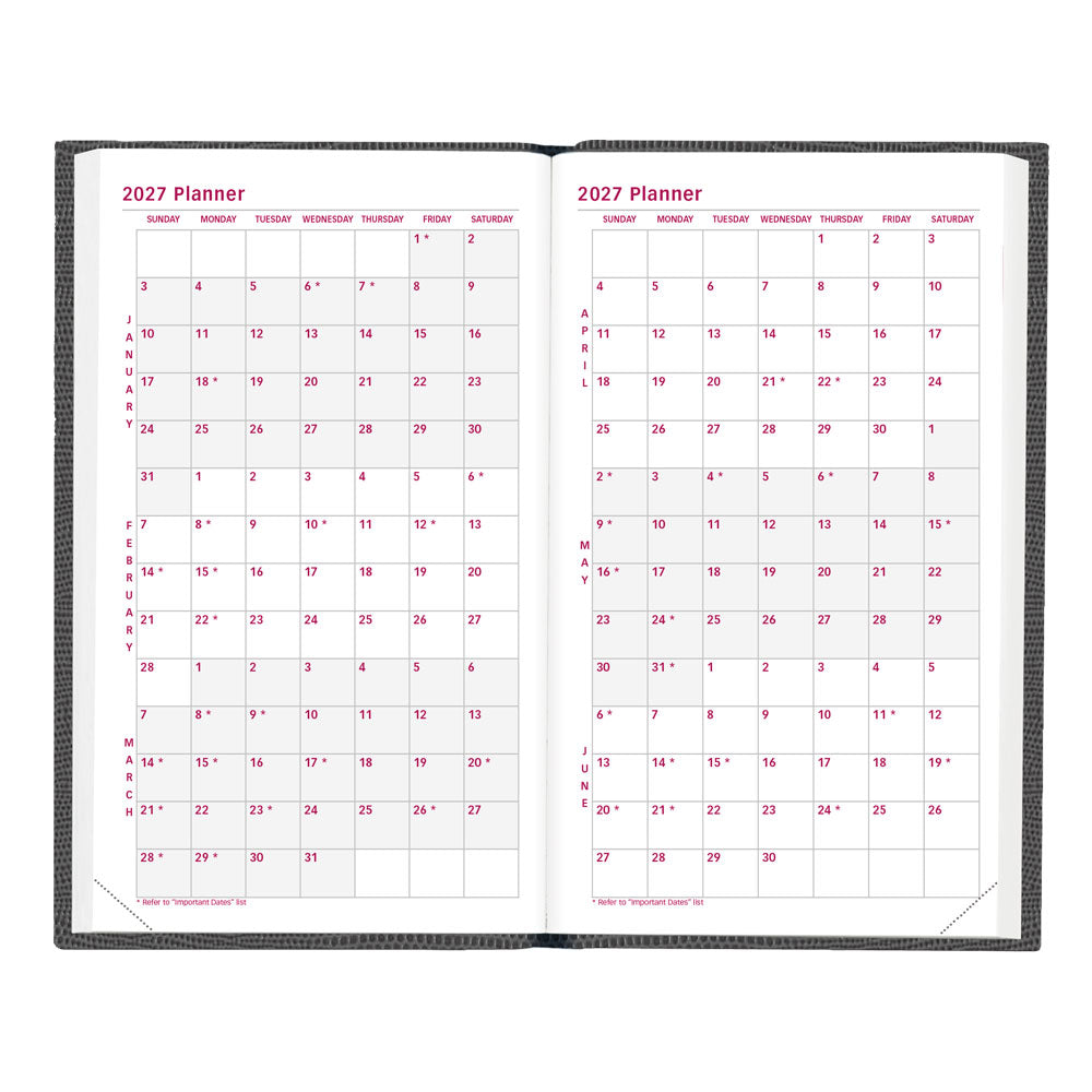 Traditional Weekly Appointment Book, 2027, English, Assorted CB303.ASX-27 Brownline Canada