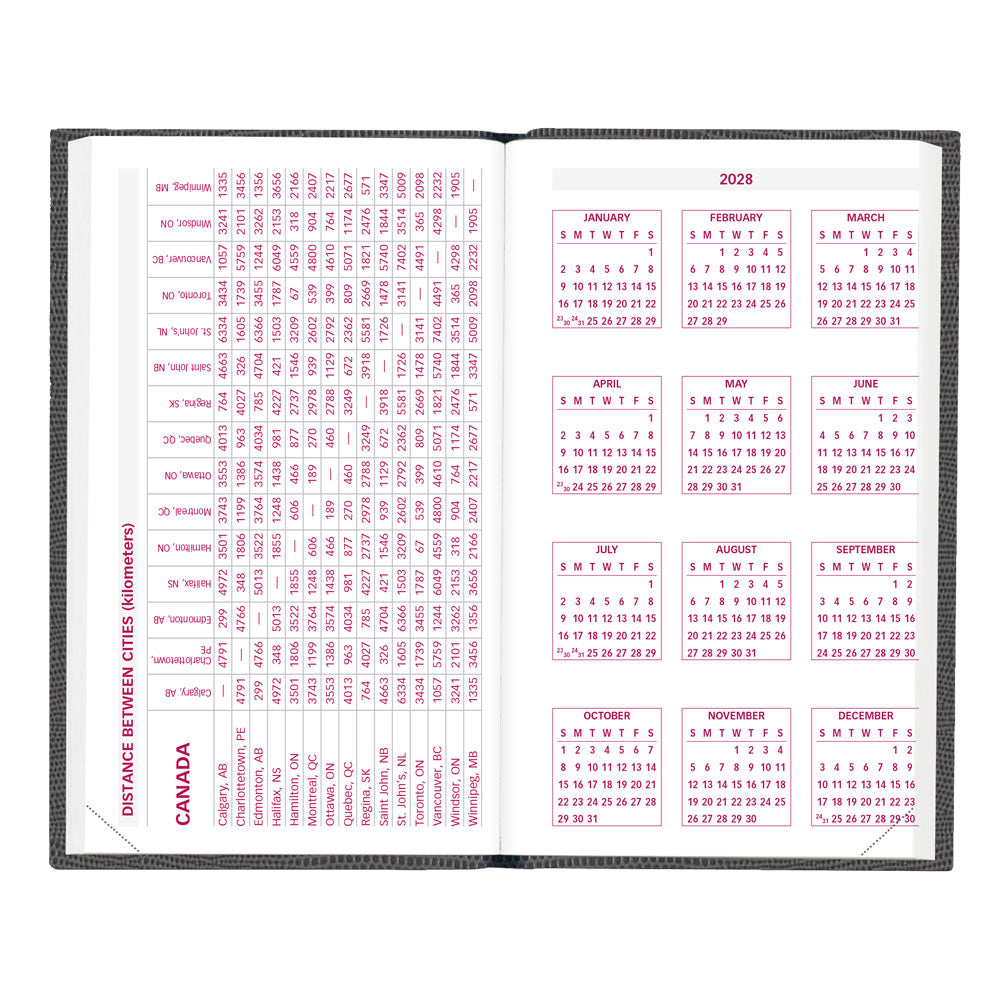 Traditional Weekly Appointment Book, 2027, English, Assorted CB303.ASX-27 Brownline Canada