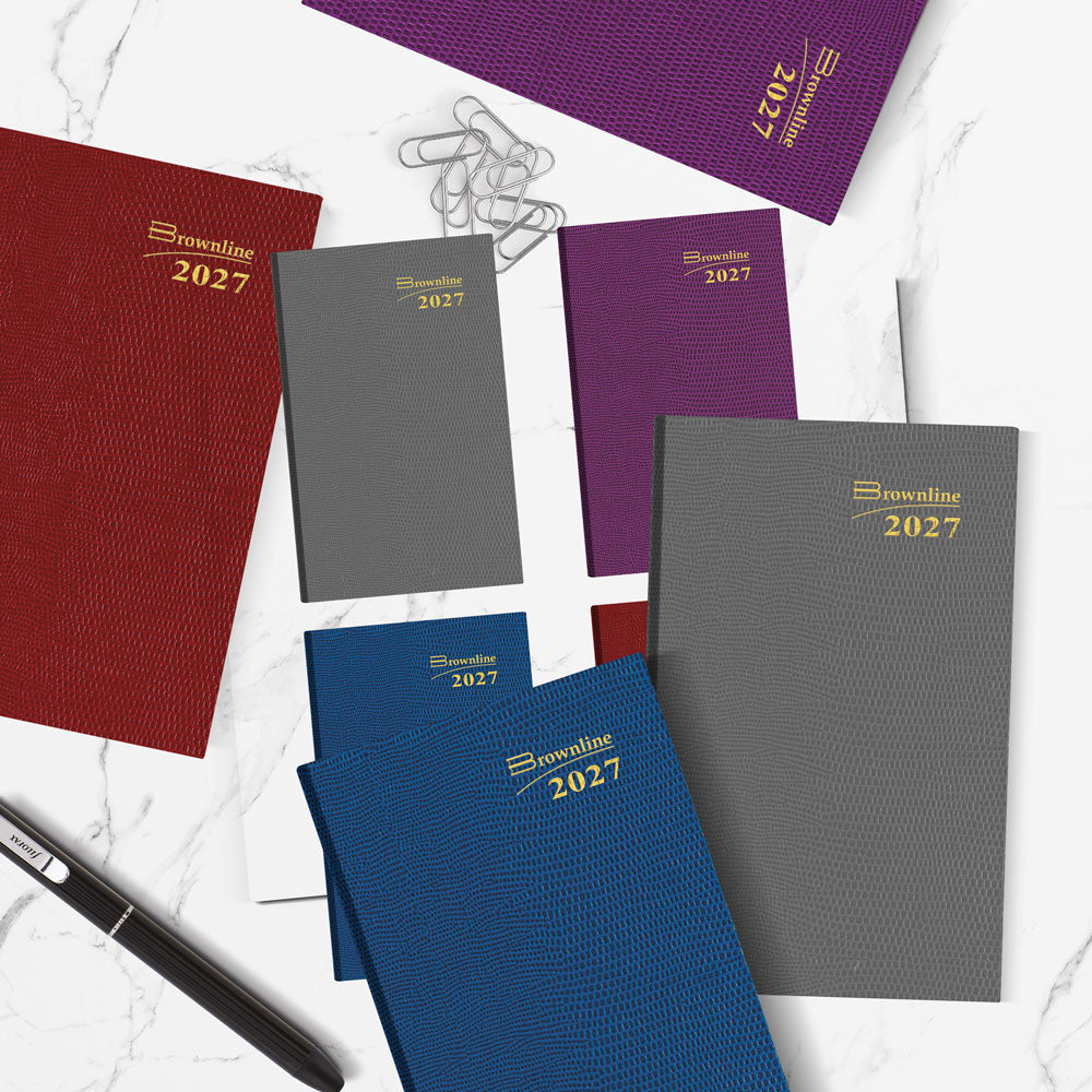 Traditional Weekly Appointment Book, 2027, English, Assorted CB303.ASX-27 Brownline Canada