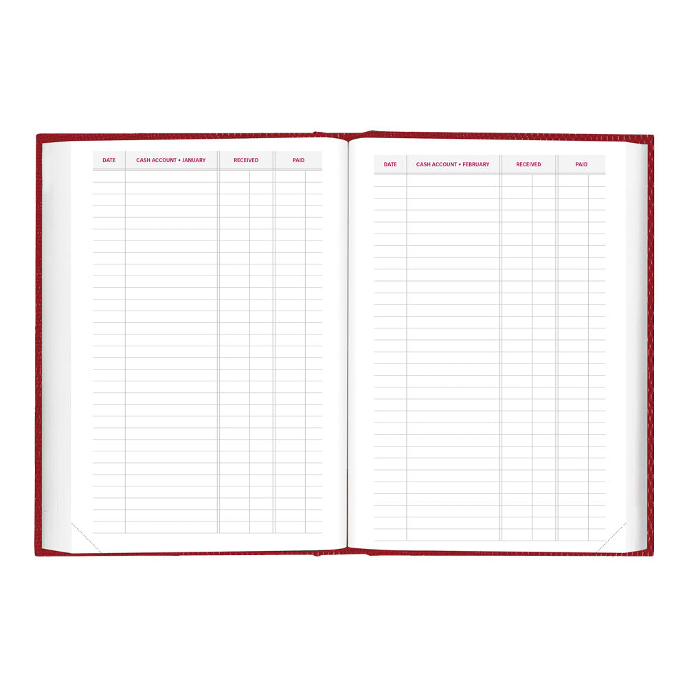 Traditional Daily/Monthly Untimed, 2027, English, Bright Red CB387.RED-27 Brownline Canada