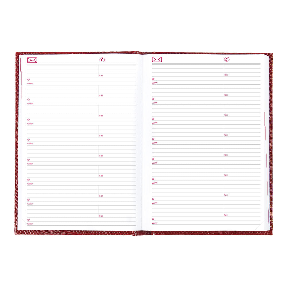 Traditional Daily/Monthly Untimed, 2027, English, Bright Red CB389.RED-27 Brownline Canada