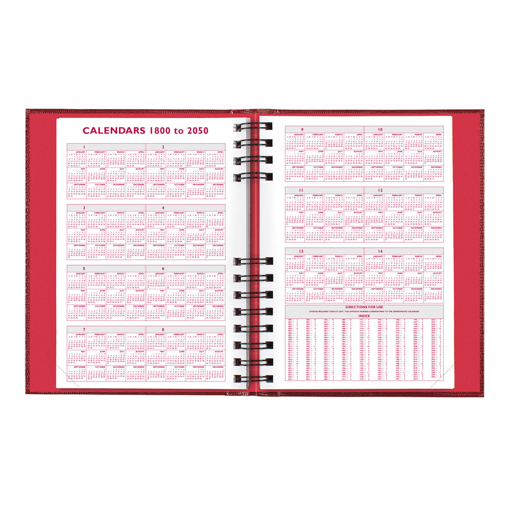 CoilPro™ Daily/Monthly Untimed, 2027, English, Bright Red CB389C.RED-27 Brownline Canada