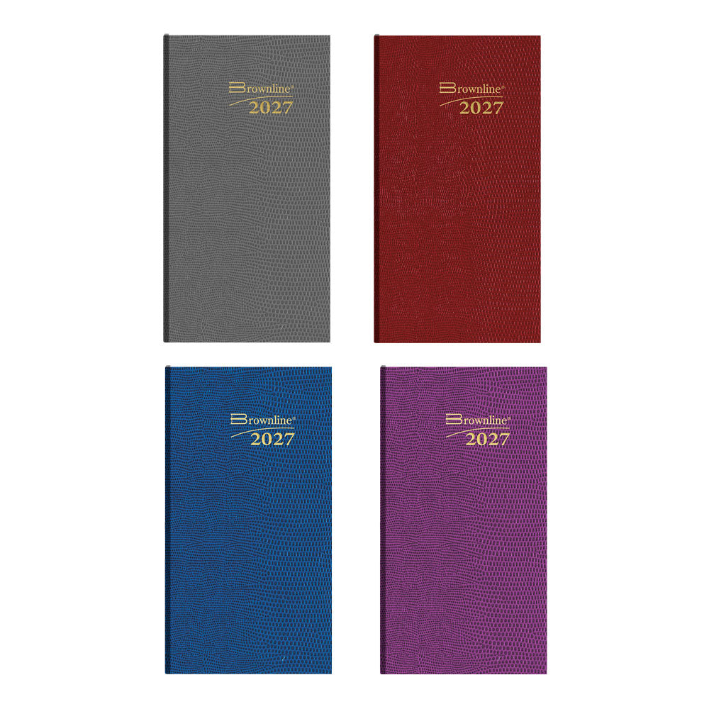 Traditional Weekly Appointment Book, 2027 , English, Assorted CB403.ASX-27 Brownline Canada