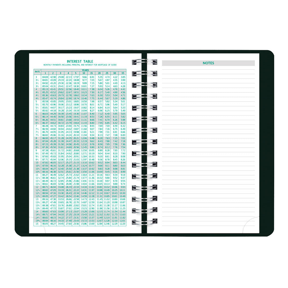 EcoLogix® Daily Appointment Book, 2027, English, Black CB410W.BLK-27 Brownline Canada