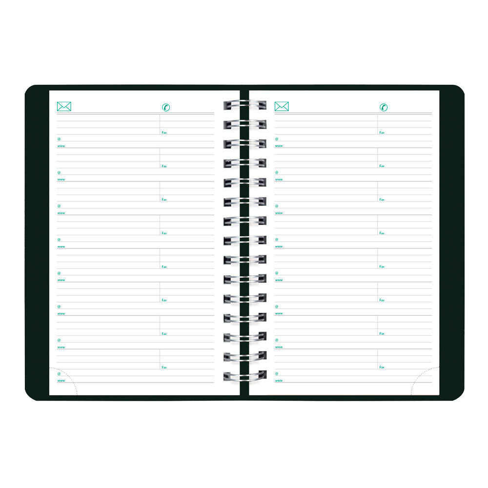 EcoLogix® Daily Appointment Book, 2027, English, Black CB410W.BLK-27 Brownline Canada