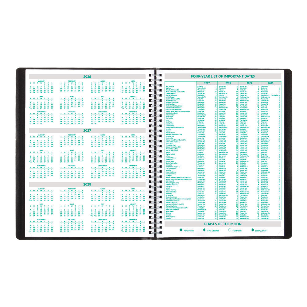 EcoLogix® Weekly Appointment Book, 2027, English CB425W.BLK-27 Brownline Canada