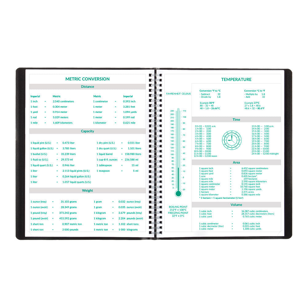 EcoLogix® Weekly Appointment Book, 2027, English CB425W.BLK-27 Brownline Canada