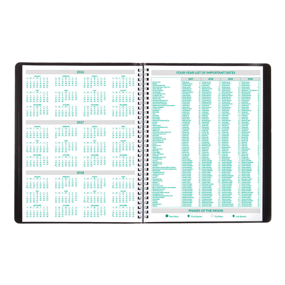 EcoLogix® Monthly Planner, 2027, English, 14 Months CB435W.BLK-27 Brownline Canada