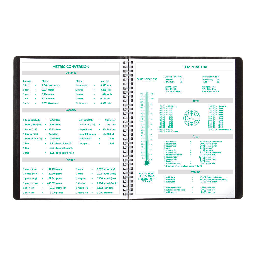 EcoLogix® Monthly Planner, 2027, English, 14 Months CB435W.BLK-27 Brownline Canada