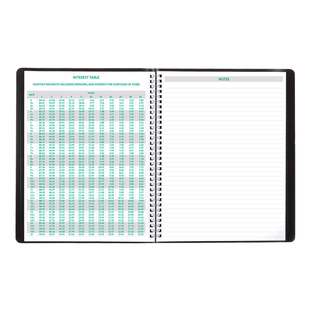 EcoLogix® Monthly Planner, 2027, English, 14 Months CB435W.BLK-27 Brownline Canada