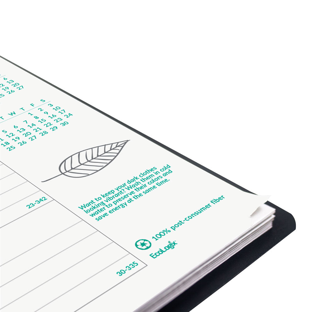EcoLogix® Monthly Planner, 2027, English, 14 Months CB435W.BLK-27 Brownline Canada