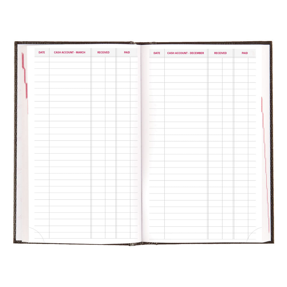 Traditional Daily/Monthly Appointment Book, 2027, English, Black CB634.BLK-27 Brownline Canada