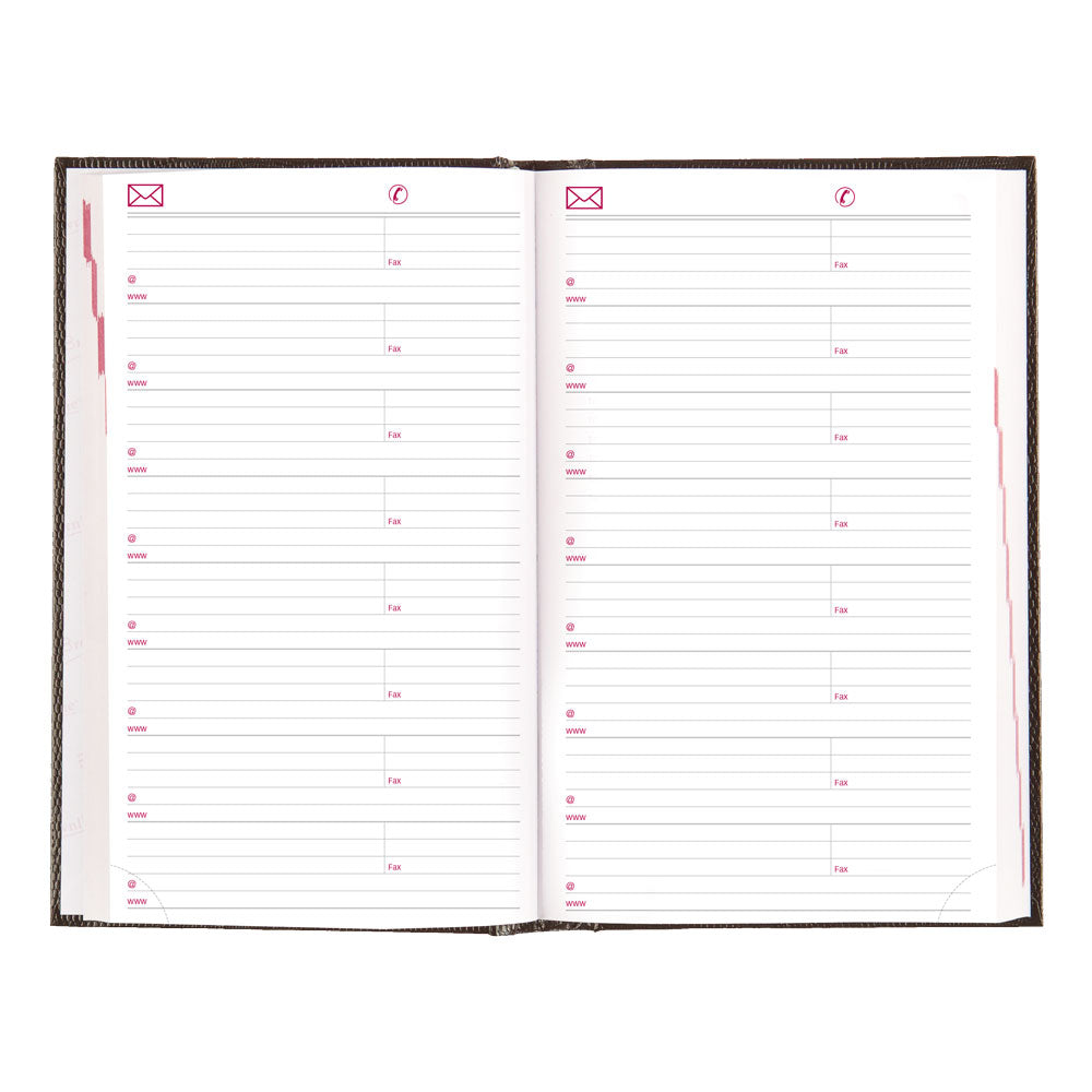 Traditional Daily/Monthly Appointment Book, 2027, English, Black CB634.BLK-27 Brownline Canada