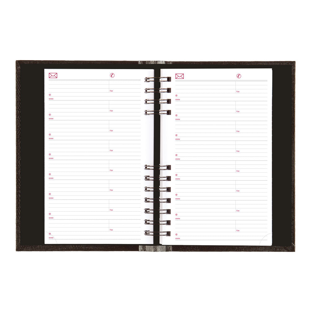 CoilPro™ Daily/Monthly Appointment Book, 2027, English, Black CB634C.BLK-27 Brownline Canada