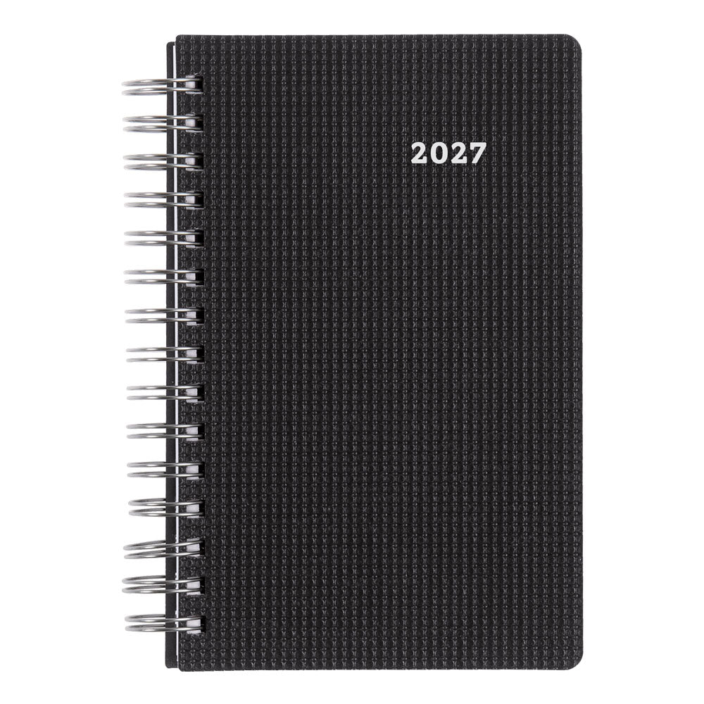 DuraFlex Daily/Monthly Appointment Book, 2027, English Black CB634V.BLK-27 Brownline Canada