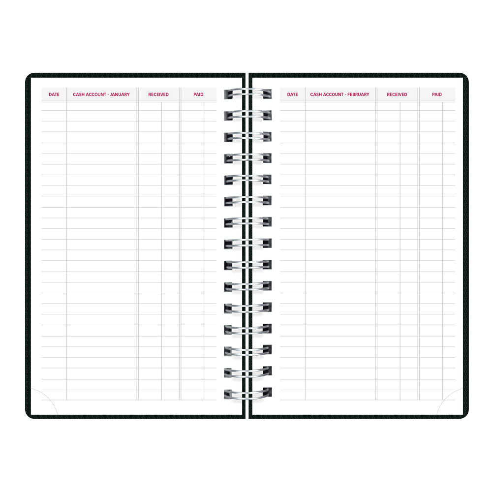 DuraFlex Daily/Monthly Appointment Book, 2027, English Black CB634V.BLK-27 Brownline Canada