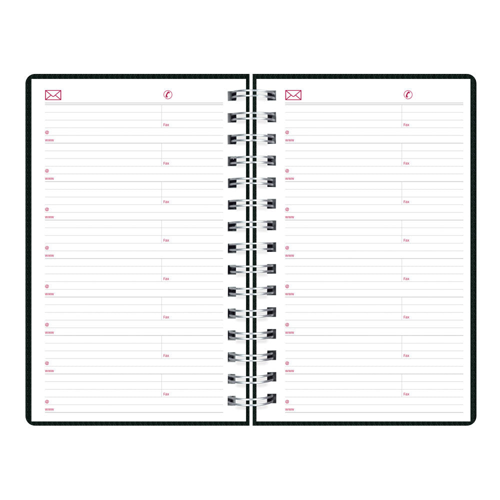 DuraFlex Daily/Monthly Appointment Book, 2027, English Black CB634V.BLK-27 Brownline Canada