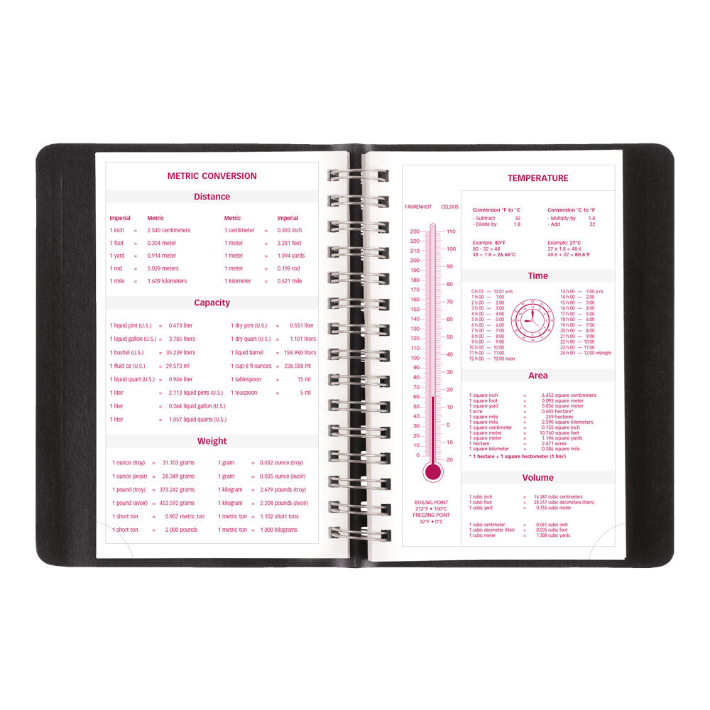PlannerPlus™ Daily/Monthly Appointment Book, 2027, English, Black CB634WN.BLK-27 Brownline Canada