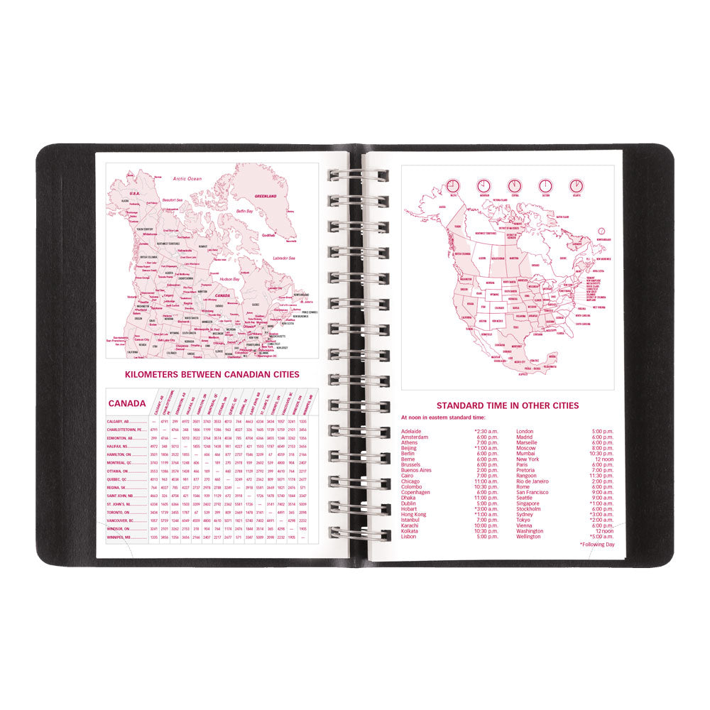 PlannerPlus™ Daily/Monthly Appointment Book, 2027, English, Black CB634WN.BLK-27 Brownline Canada