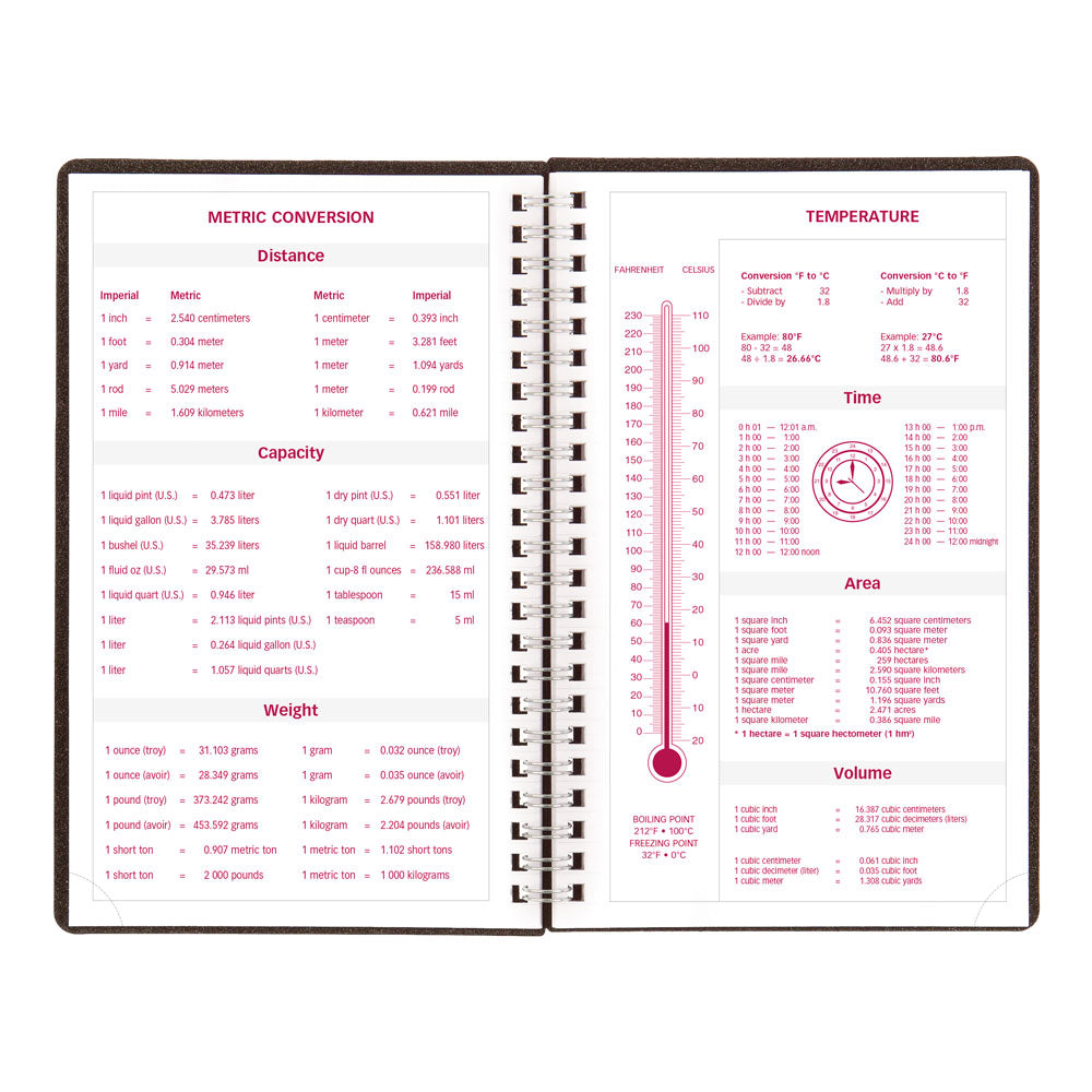 DuraFlex Weekly Appointment Book, 2027, English, Black CB75V.BLK-27 Brownline Canada