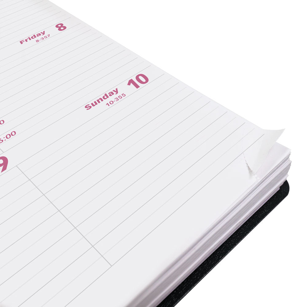 DuraFlex Weekly Appointment Book, 2027, English, Black CB75V.BLK-27 Brownline Canada