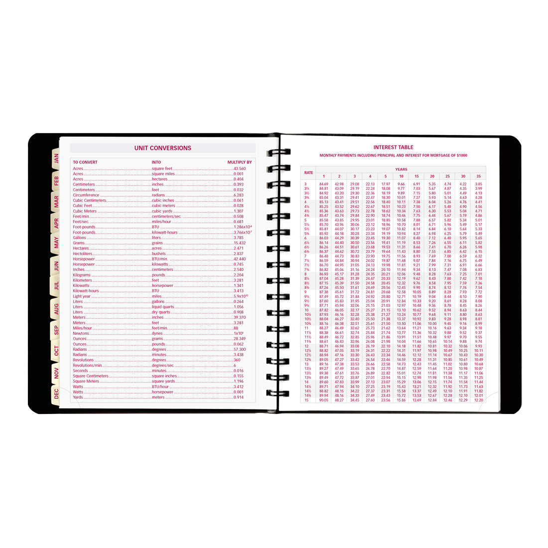 Brownline Essential Weekly Planner 2026, English, Black CB850.BLK-26