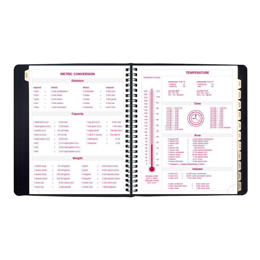 Essential Weekly/Monthly Planner, 2027, English, Black CB850.BLK-27 Brownline Canada