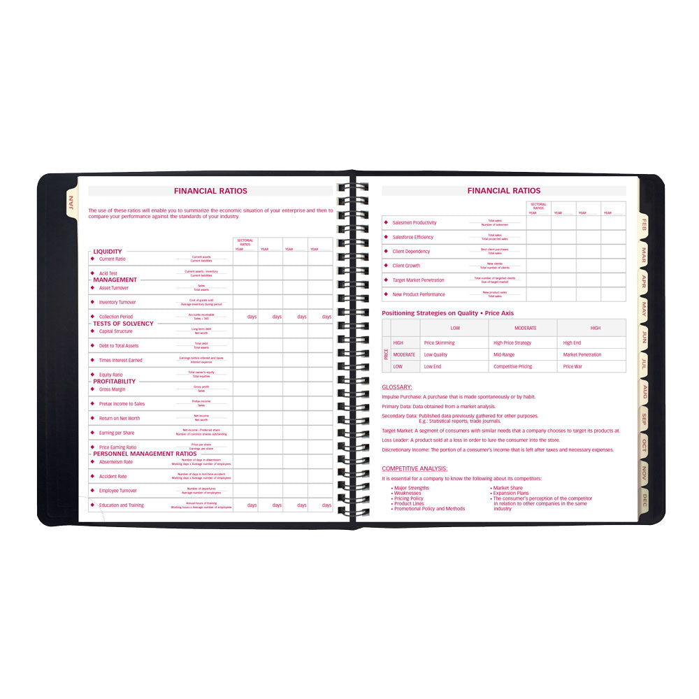 Essential Weekly/Monthly Planner, 2027, English, Black CB850.BLK-27 Brownline Canada