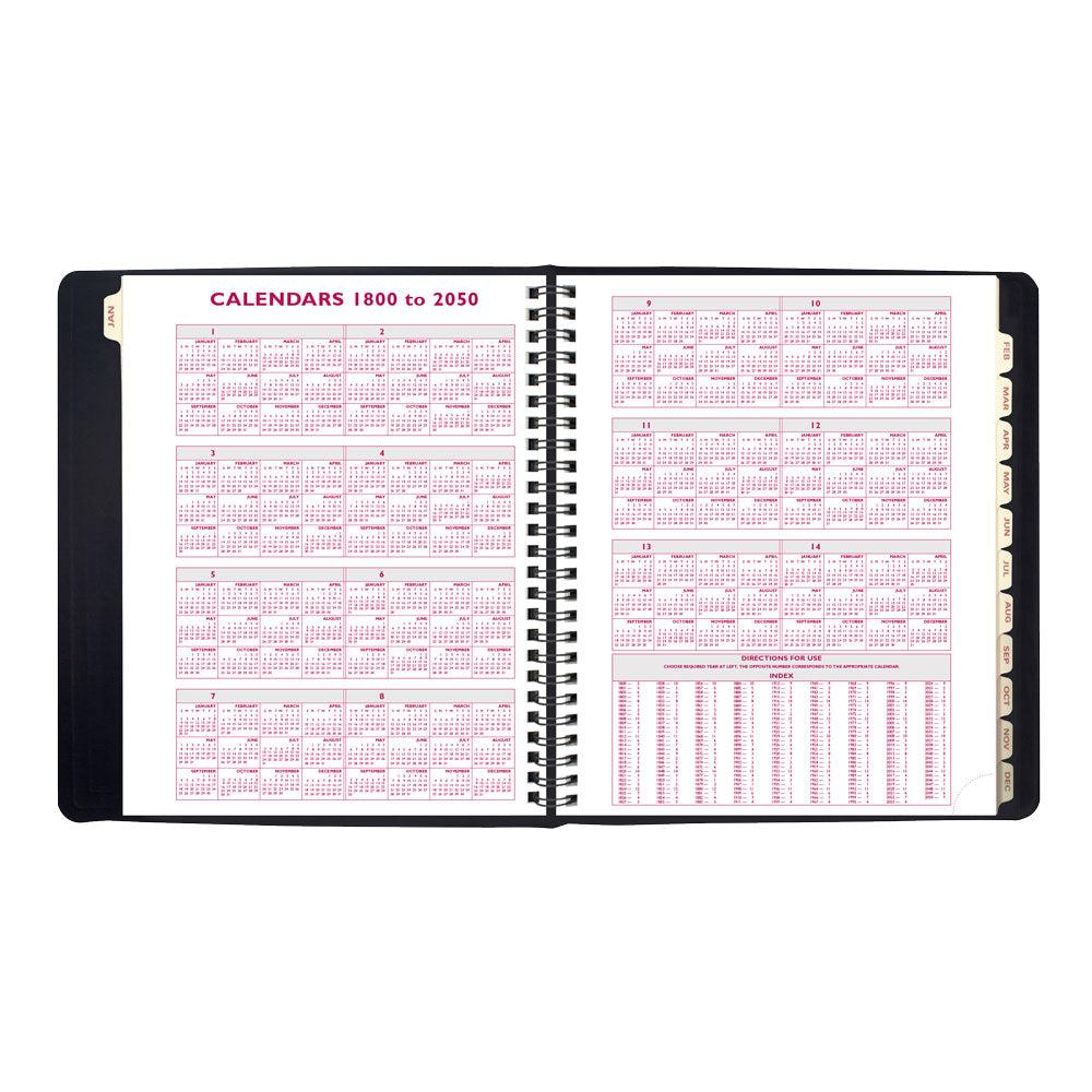 Essential Weekly/Monthly Planner, 2027, English, Black CB850.BLK-27 Brownline Canada