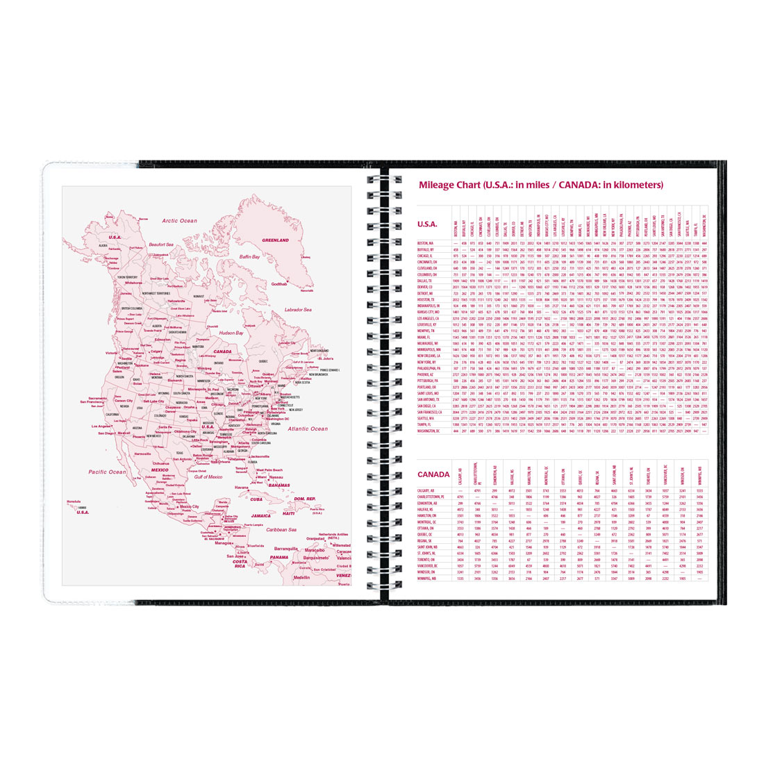 Brownline Pre-Vu Weekly Planner 2026, Bilingual, Tri-Fold Cover, Black CB925B.BLK-26