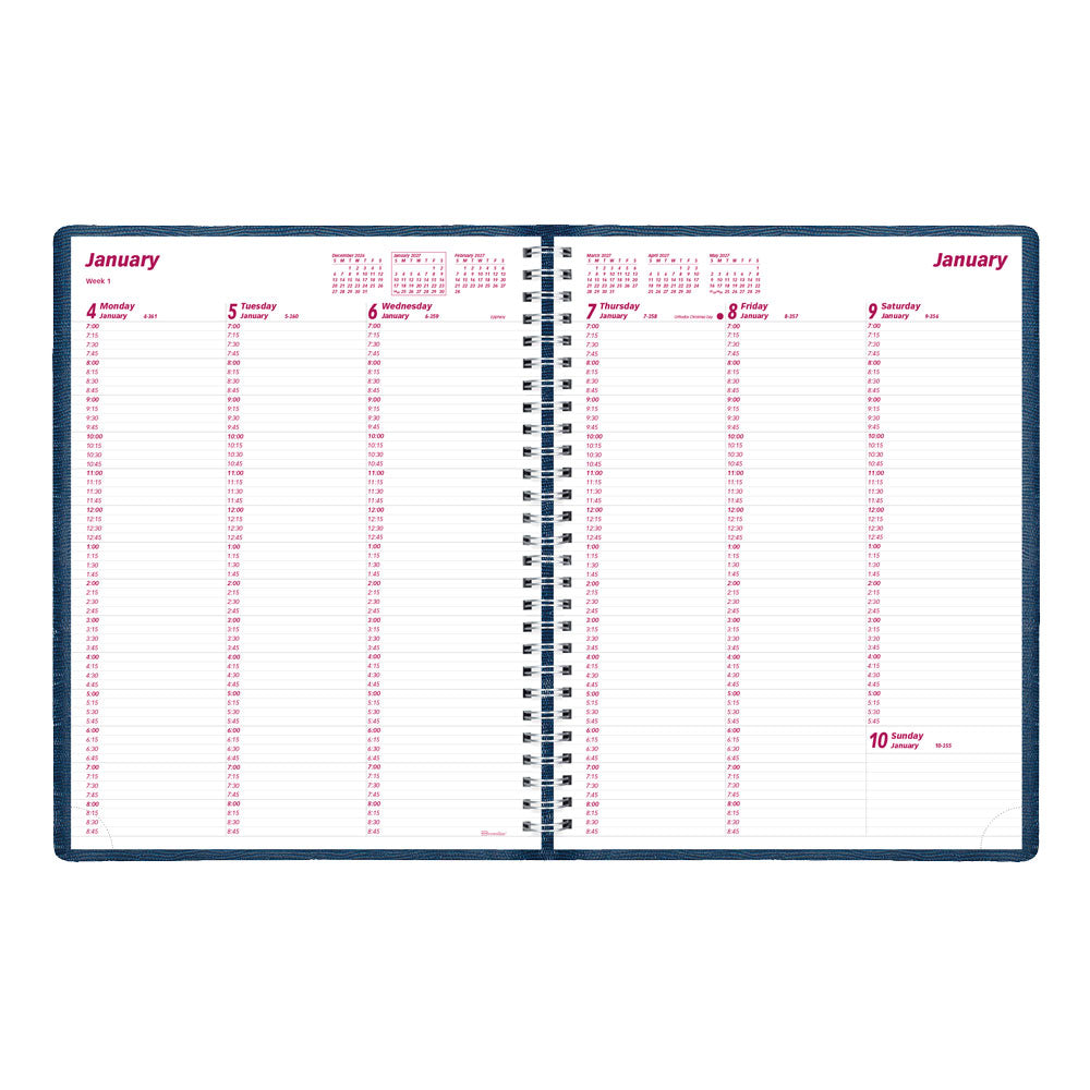 Essential Appointment Book, 2027, English Blue CB950.BLU-27 Brownline Canada