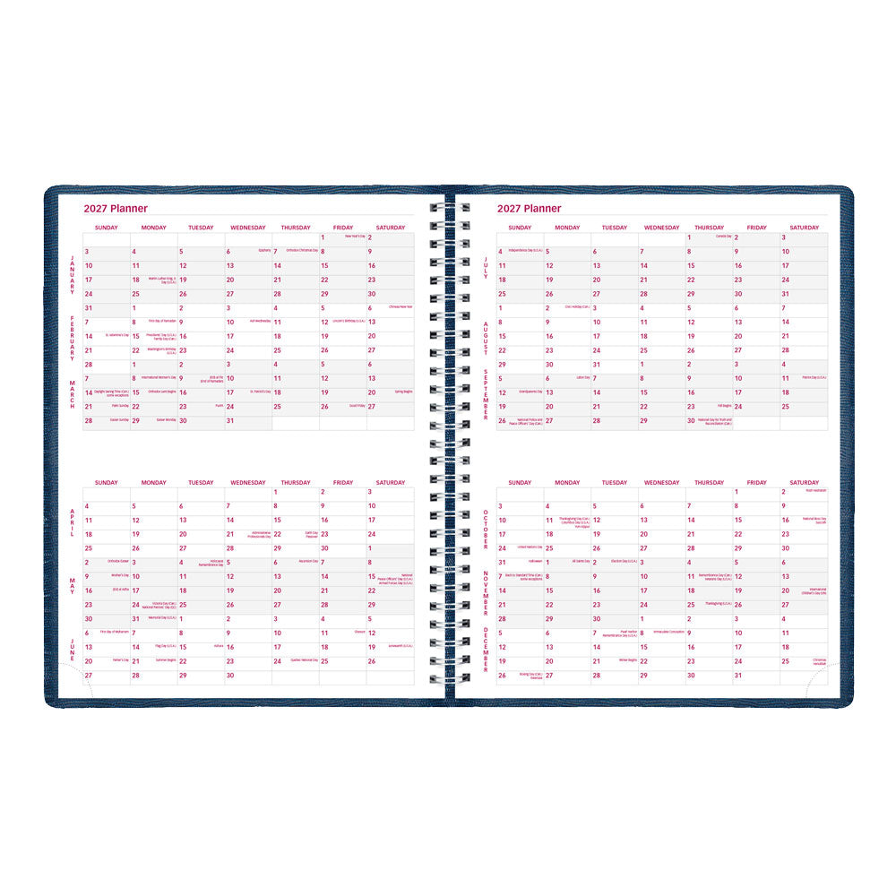 Essential Appointment Book, 2027, English Blue CB950.BLU-27 Brownline Canada