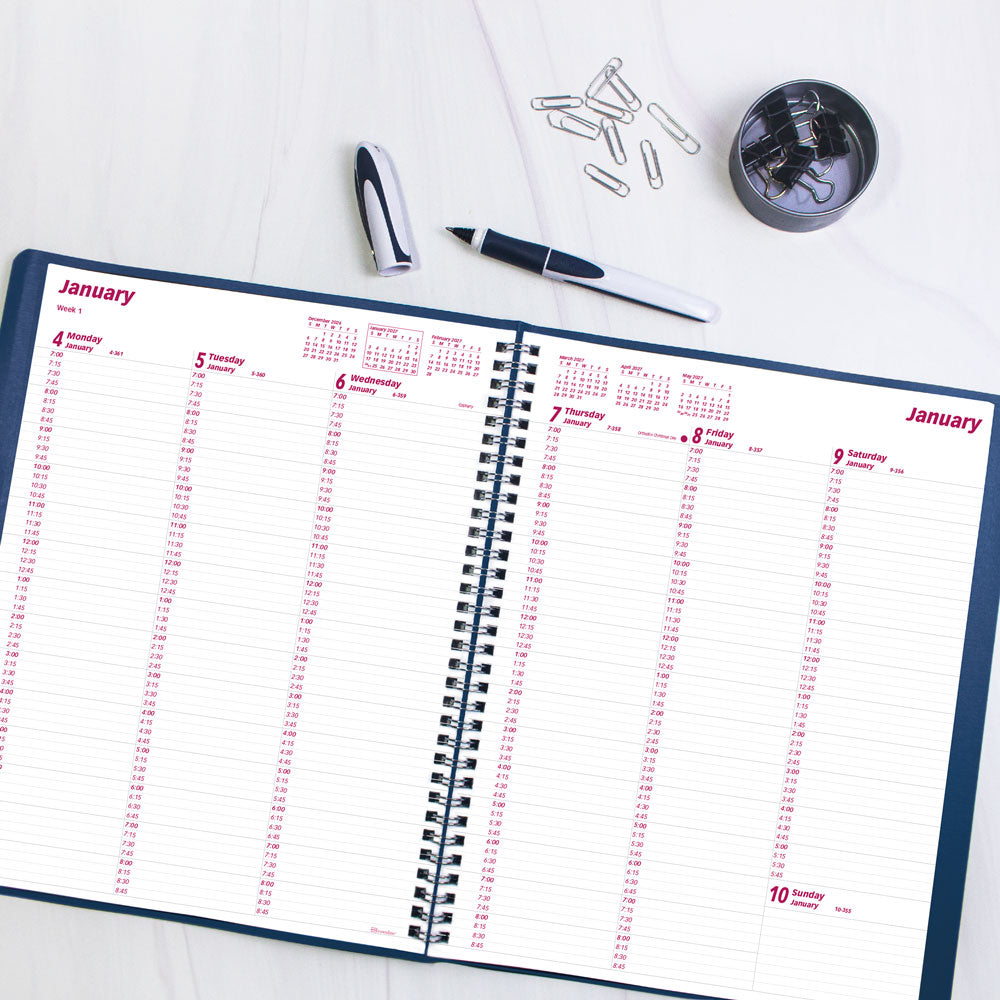 Essential Appointment Book, 2027, English Blue CB950.BLU-27 Brownline Canada