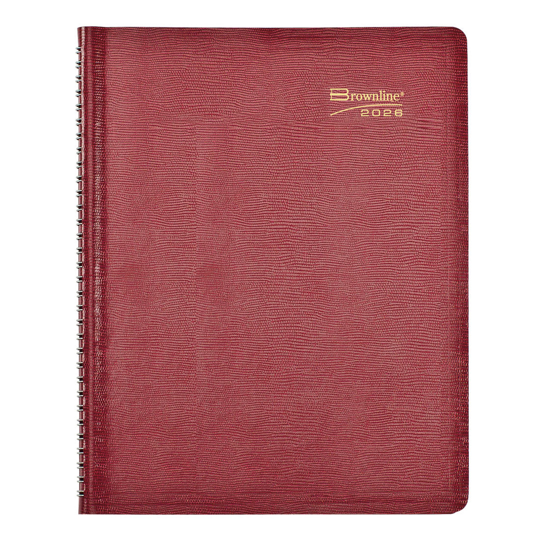 Brownline Essential Weekly Appointment Book 2026, English CB950.RED-26 #colour_red