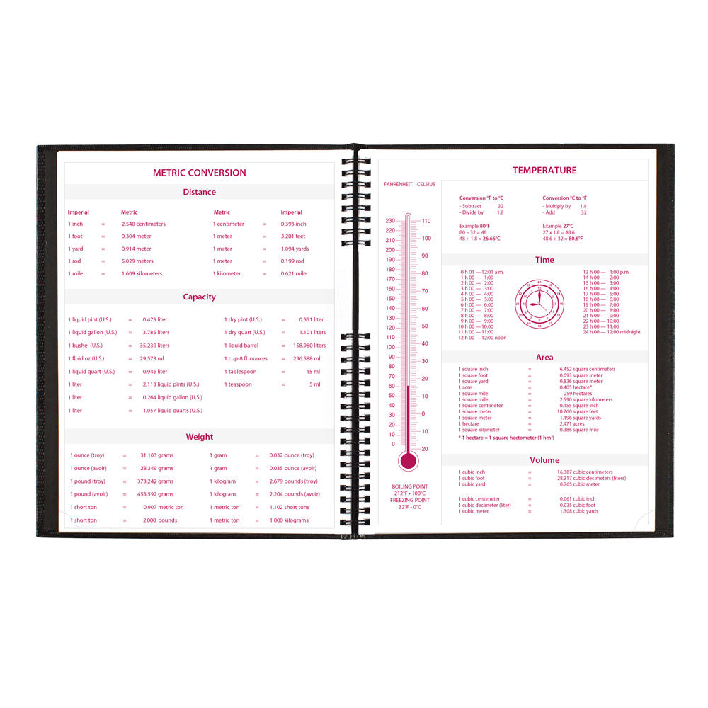 CoilPro™ Weekly Appointment Book, 2027, English Black CB950C.BLK-27 Brownline Canada