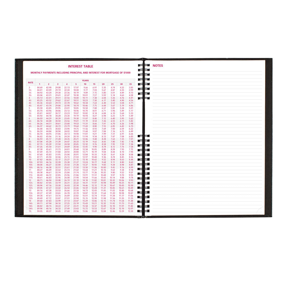 CoilPro™ Weekly Appointment Book, 2027, English Black CB950C.BLK-27 Brownline Canada