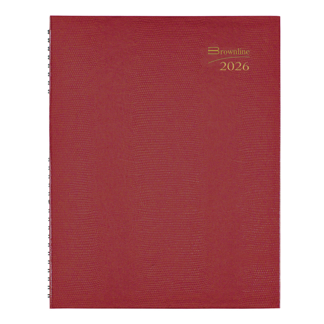 Brownline CoilPro Weekly Appointment Book 2026, English B950C.RED-26 #colour_red