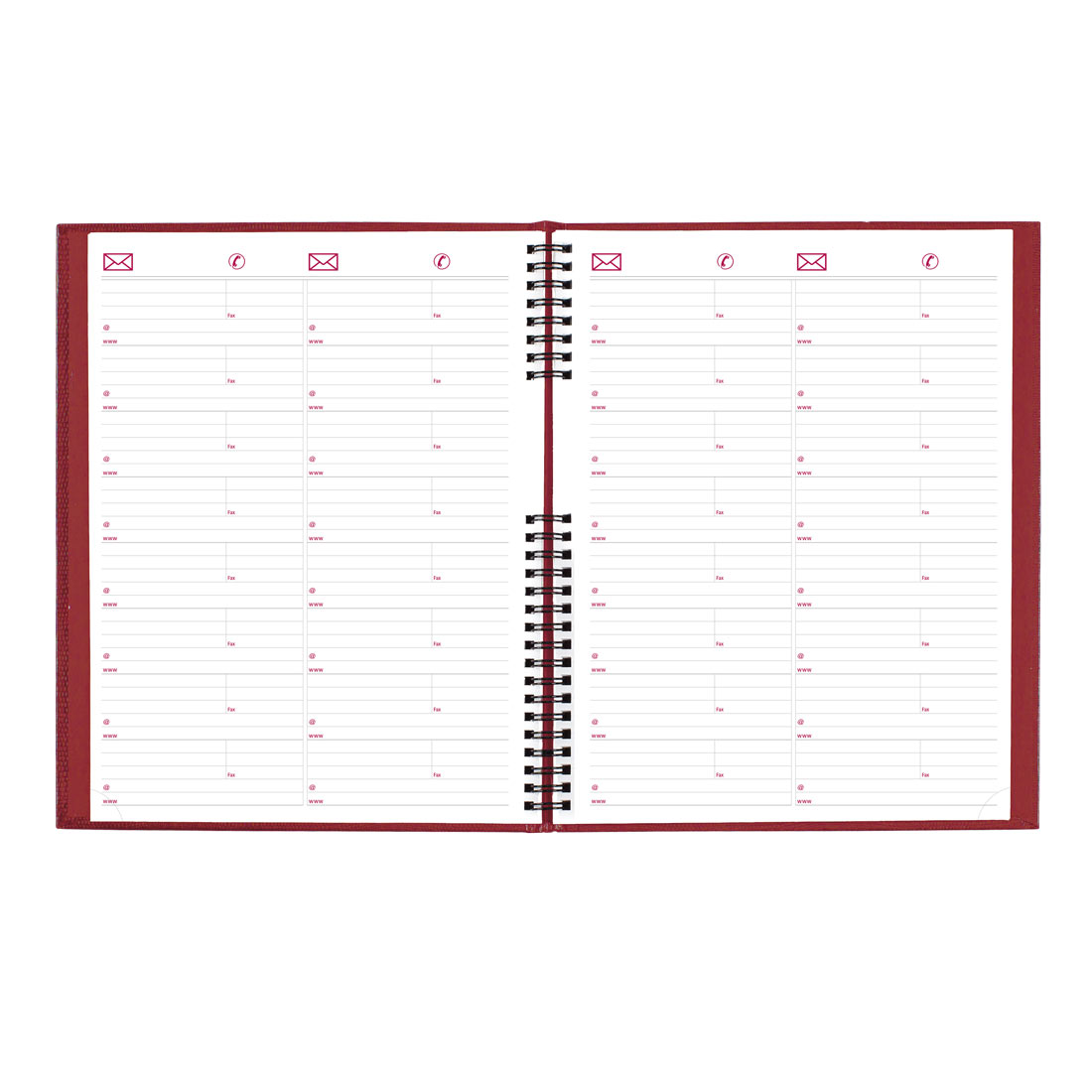 Brownline CoilPro Weekly Appointment Book 2026, English B950C.RED-26 #colour_red