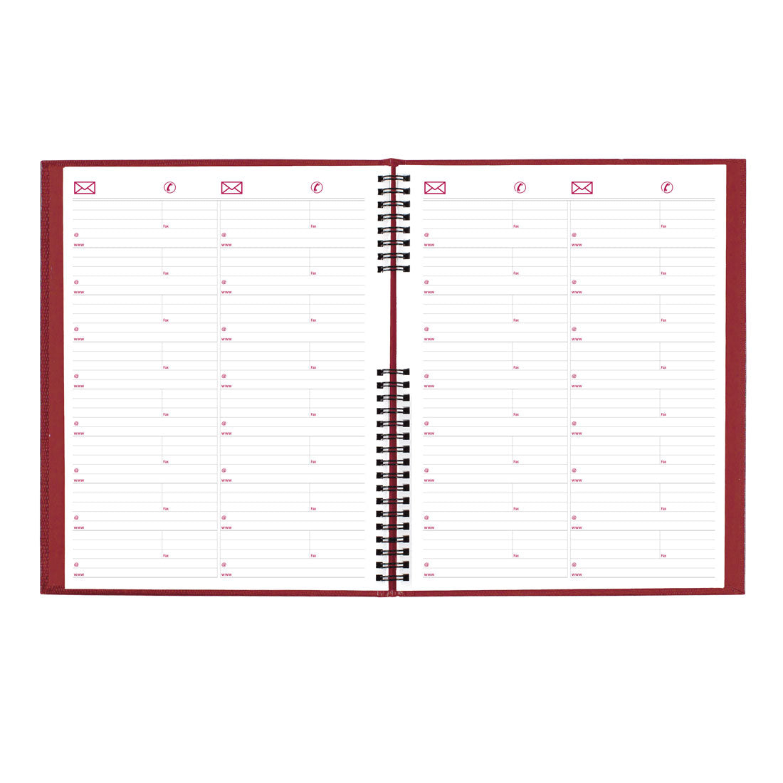 CoilPro Weekly Appointment Book 2025, English, CB950C.RED#colour_red