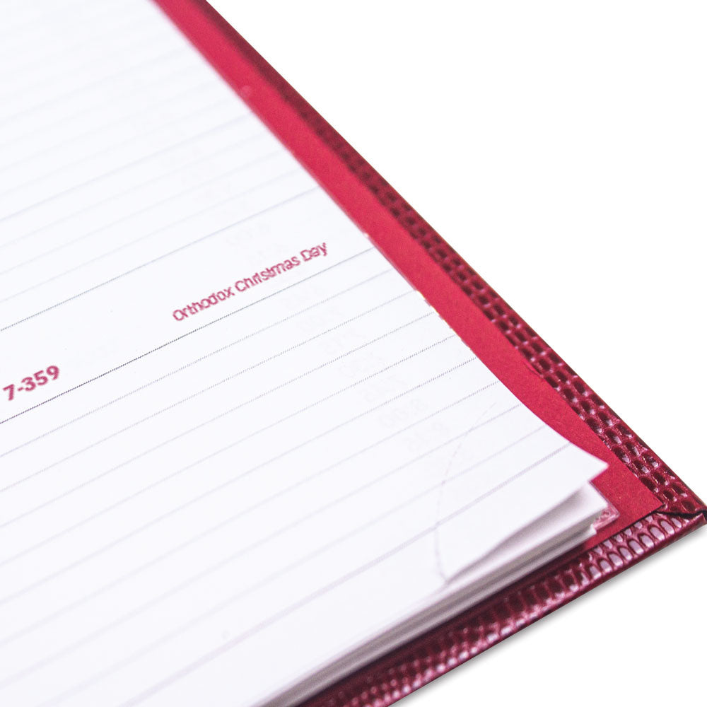 CoilPro™ Weekly Appointment Book, 2027, English Bright Red CB950C.RED-27 Brownline Canada