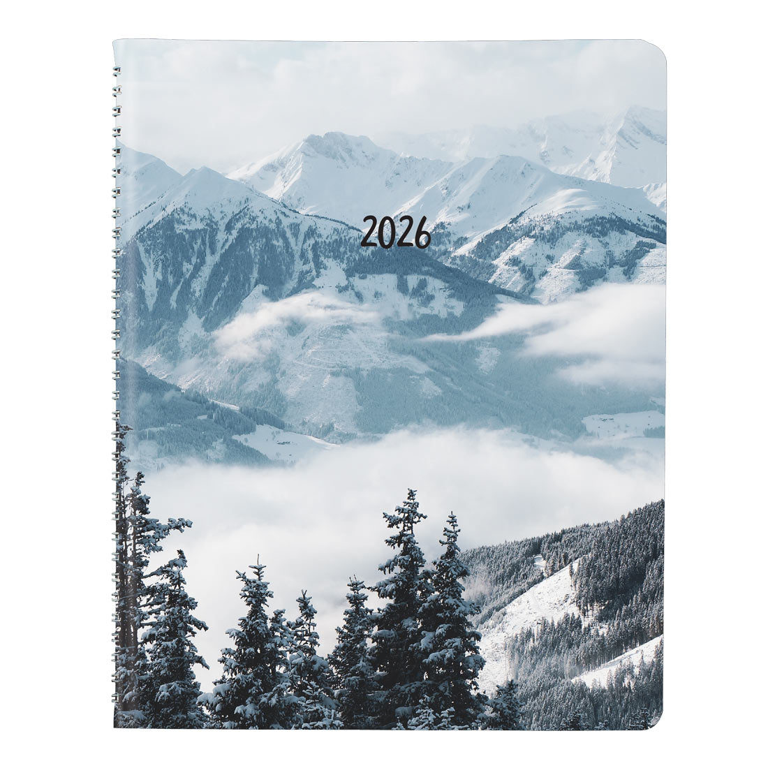 Brownline Mountain Weekly Appointment Book 2026, English CB950G.03-26 #colour_snow