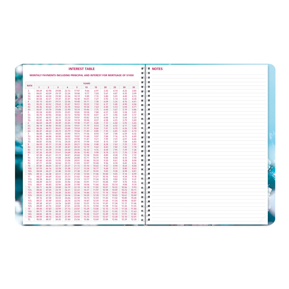 Nature Weekly Appointment Book, 2027, English Cherry Blossoms CB950G.03-27 Brownline Canada
