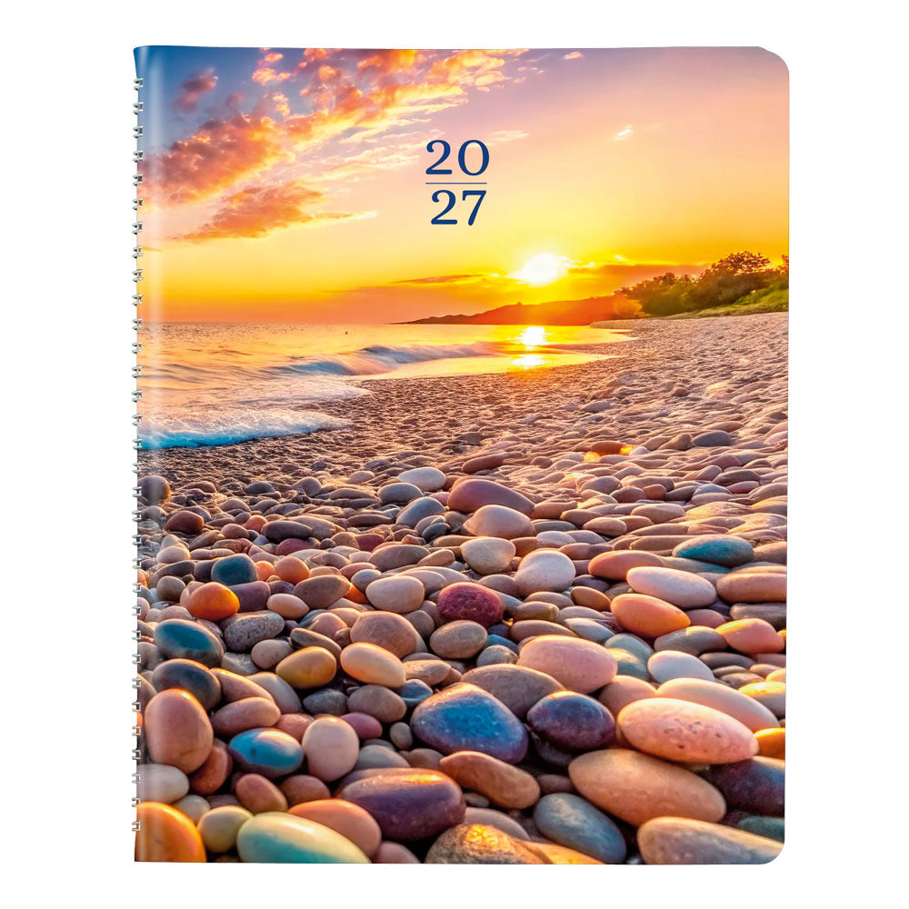 Nature Weekly Appointment Book, 2027, English Pebble Beach CB950G.04-27 Brownline Canada