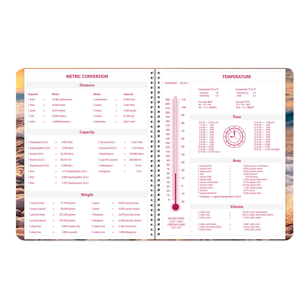 Nature Weekly Appointment Book, 2027, English Pebble Beach CB950G.04-27 Brownline Canada