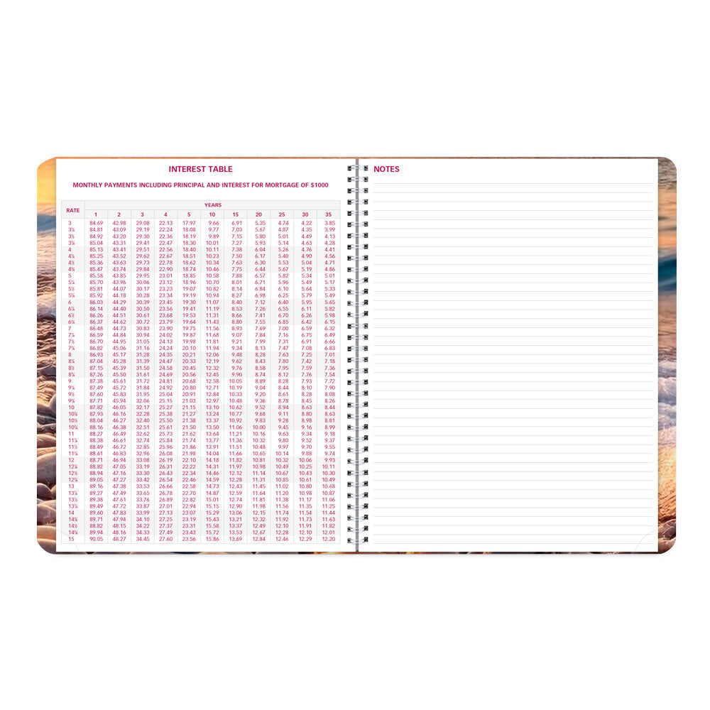 Nature Weekly Appointment Book, 2027, English Pebble Beach CB950G.04-27 Brownline Canada