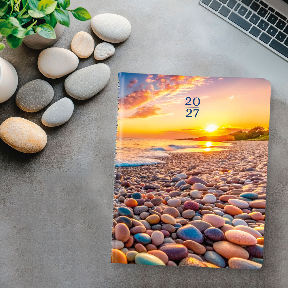 Nature Weekly Appointment Book, 2027, English Pebble Beach CB950G.04-27 Brownline Canada